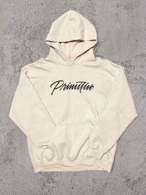 Primitive Skateboarding Cream Tan Graphic Pullover Hoodie